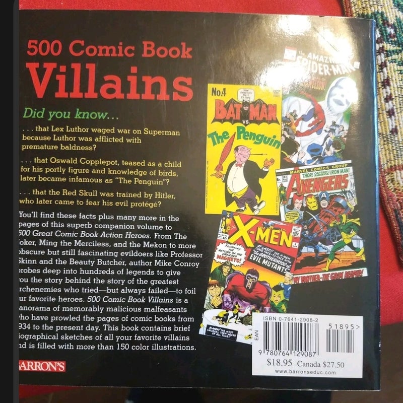 500 Comic Book Villains