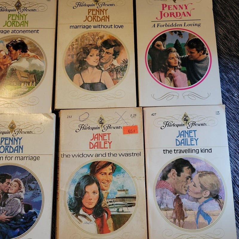 Penny Jordan and Janet Dailey Lot of 13