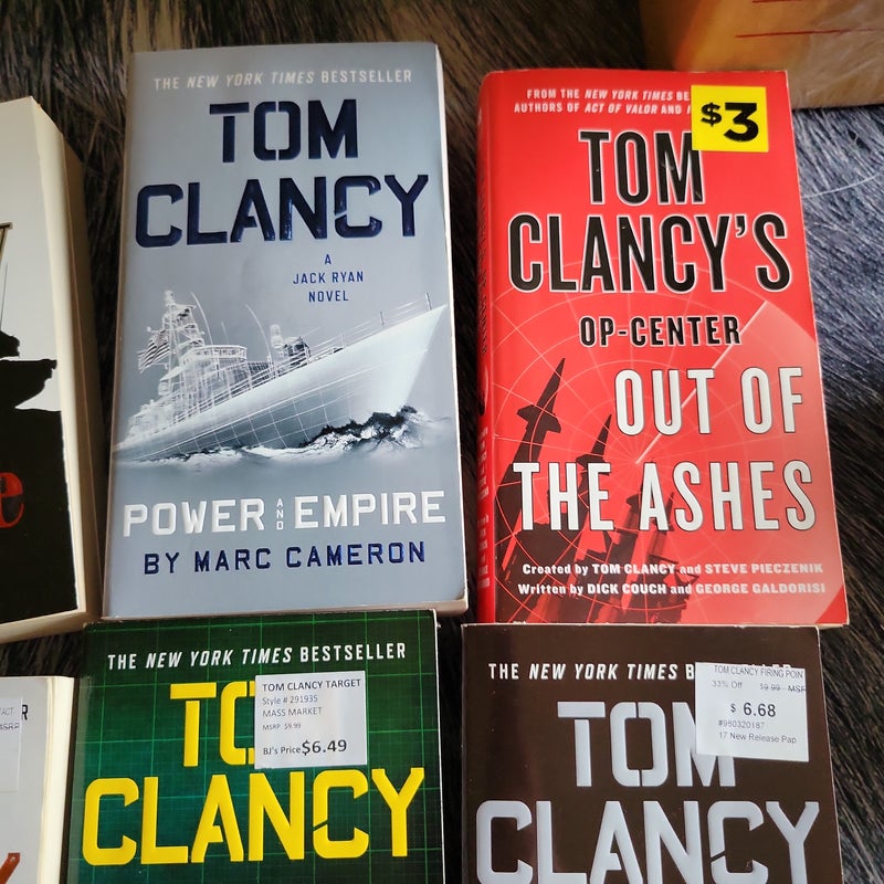 Tom Clancy Lot of 7