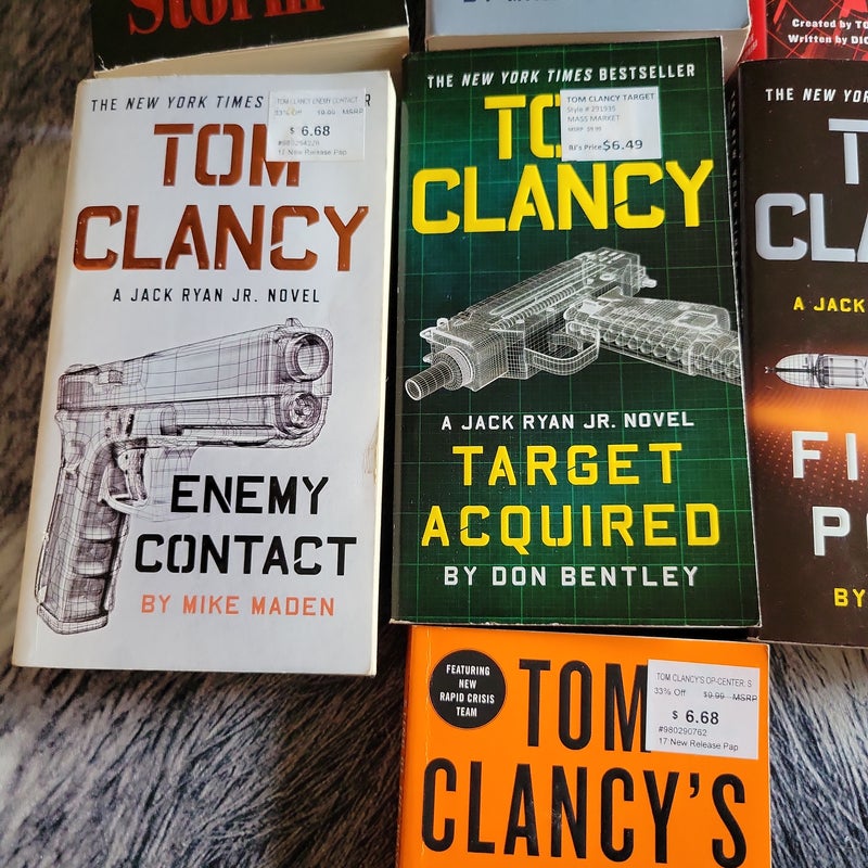 Tom Clancy Lot of 7