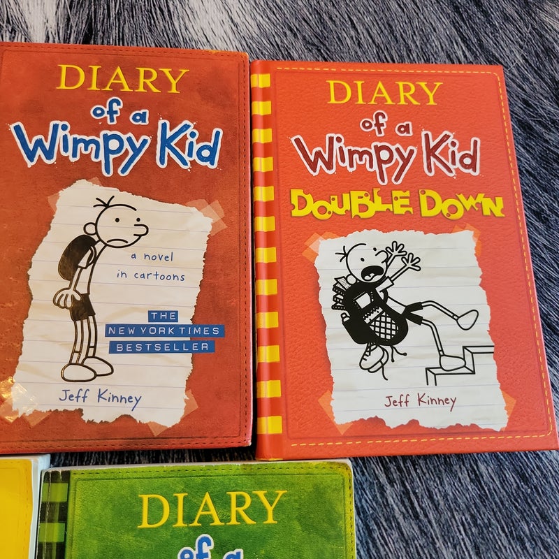 Diary of a Wimpy Kid Lot of 5 