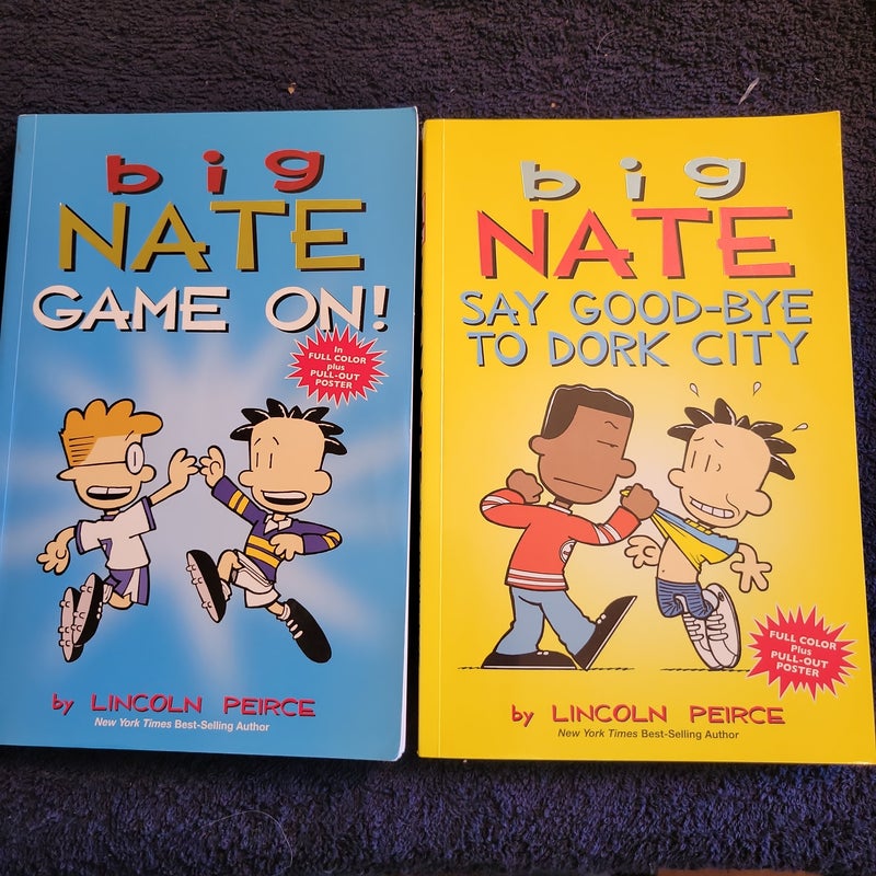 Big Nate 2 Books w/Pullout Posters 