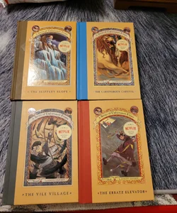 A Series of Unfortunate Events lot of 4