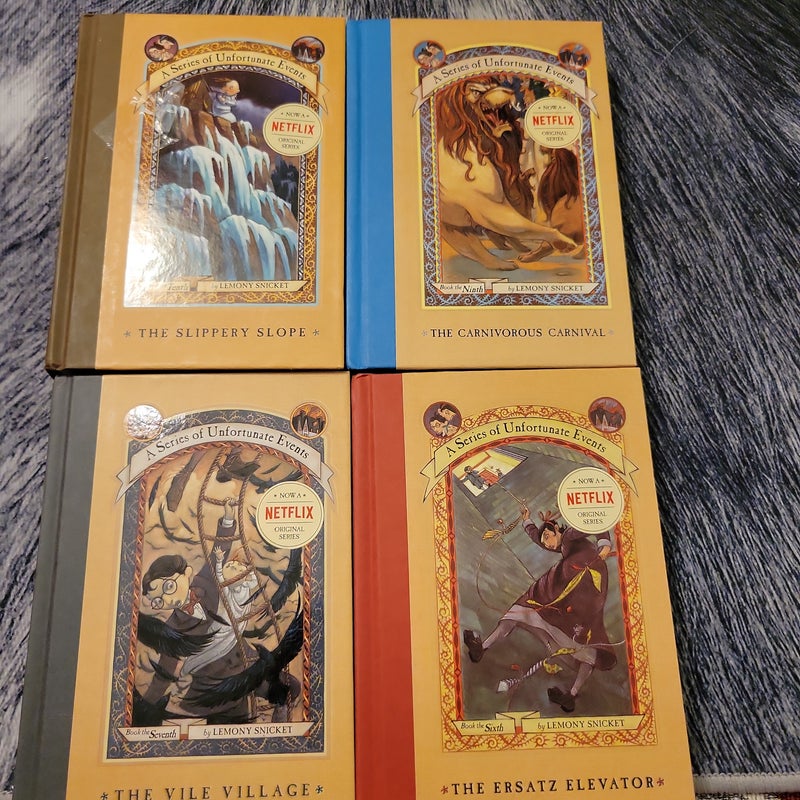A Series of Unfortunate Events lot of 4