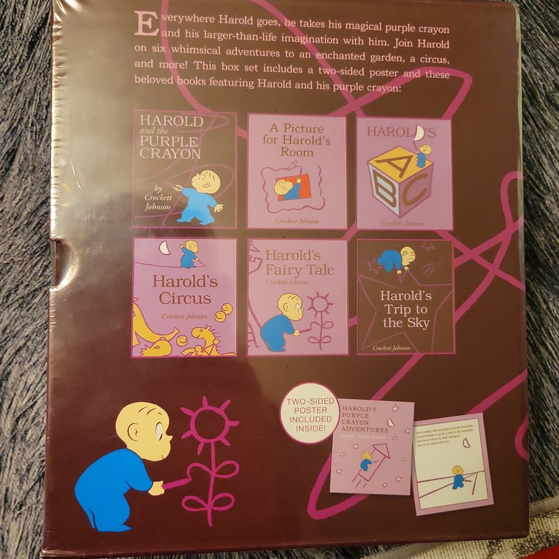 Harold's Purple Crayon Adventures A Box of Classic Stories 