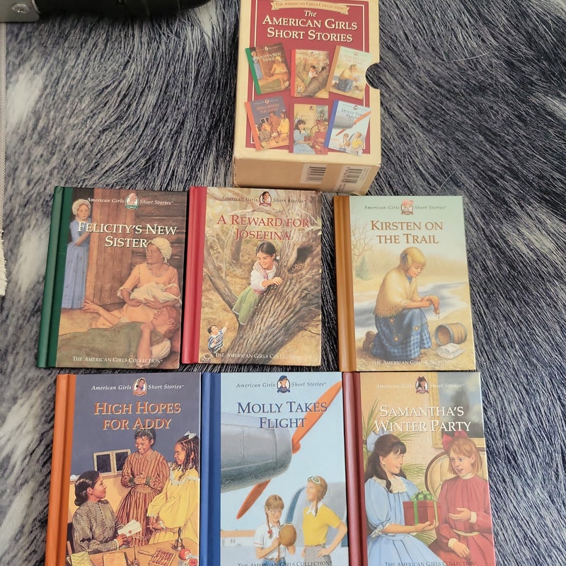 The American Girls Short Stories Box is damaged books are in great shape 