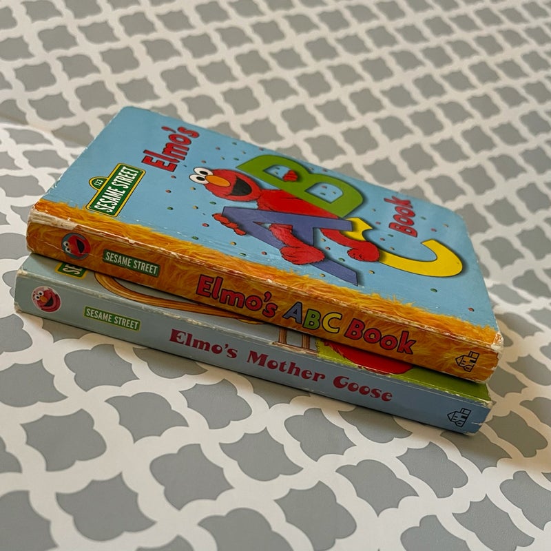 Sesame Street Elmo Board Book Bundle