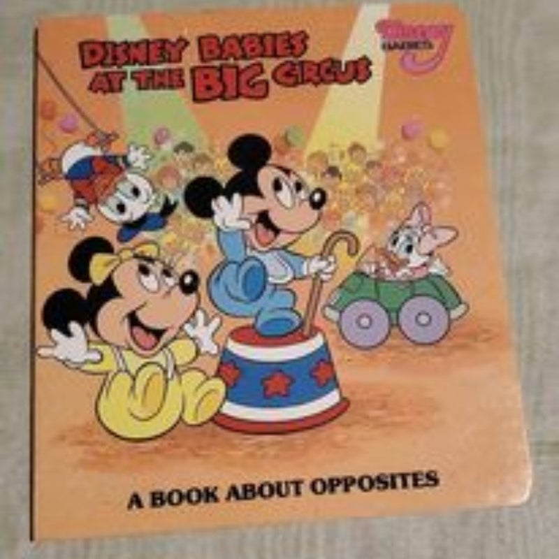 Disney Babies at the big circus book 