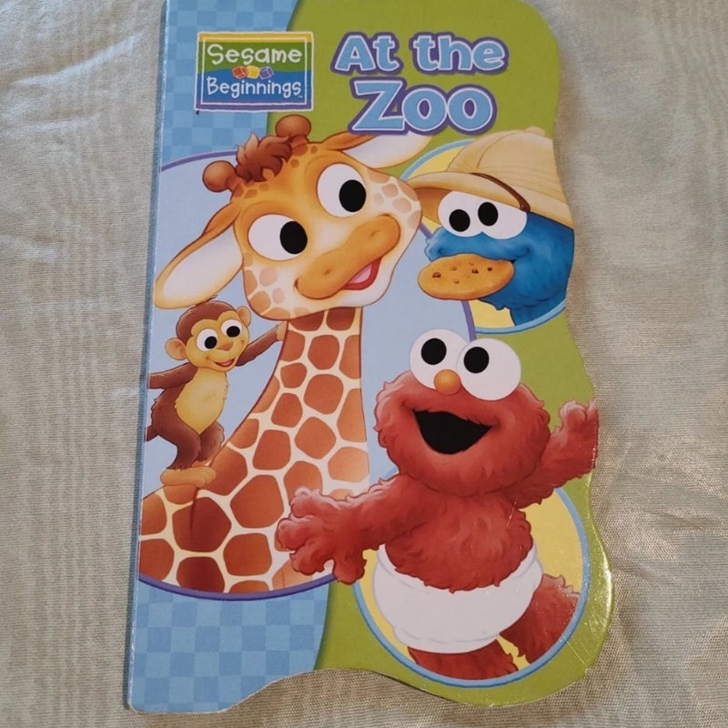 Bubbles, Bubbles and At the Zoo Sesame Beginnings Books 