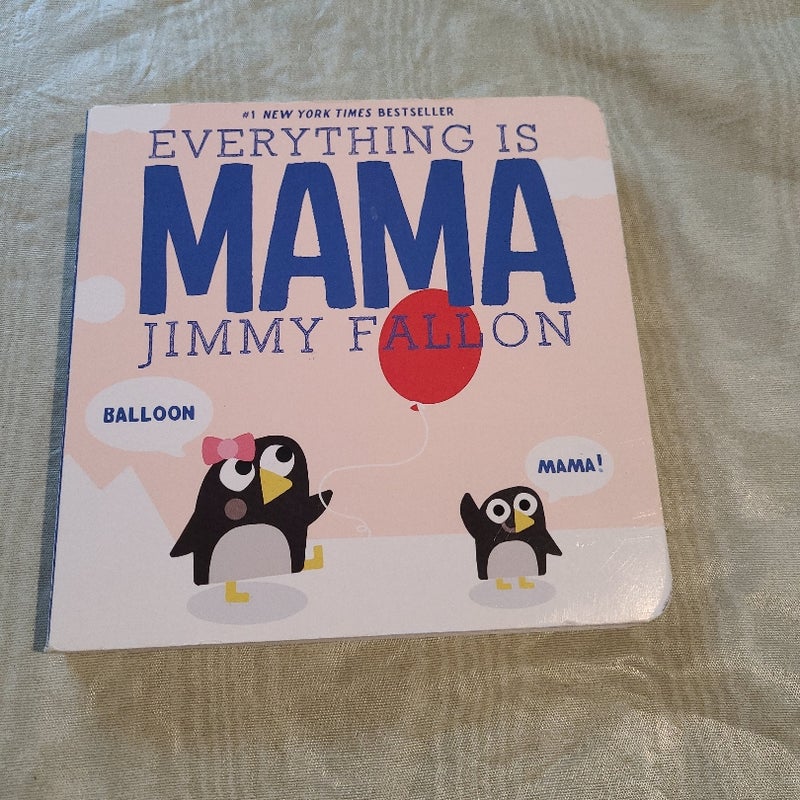 Lot of 2 ~Jimmy Fallon Board Books First Word Will Be Dada & Everything is Mama