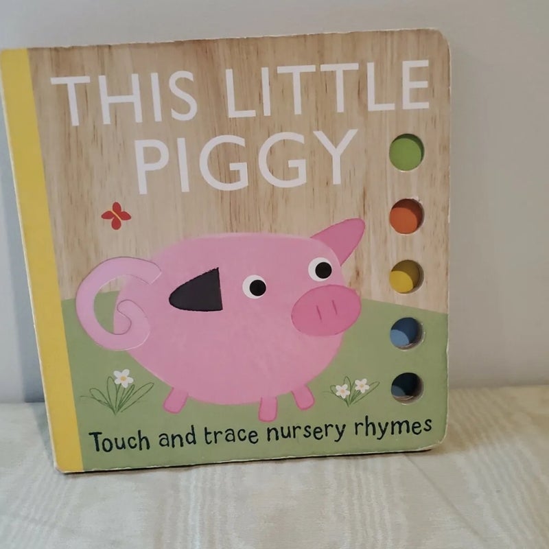 This Little Piggy touch and Trace Nursery Rhymes 