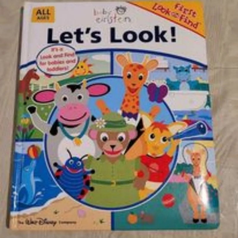 Baby Einstein Let's Look board book