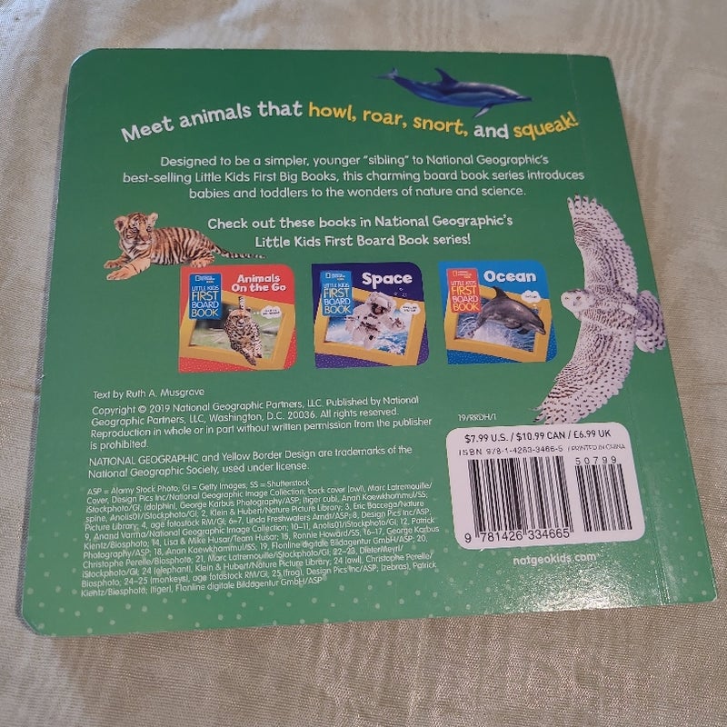 National Geographic Kids Little Kids First Board Book: Wild Animal Sounds