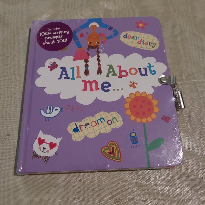 All About Me Diary 6.25" Lock and Key, Lined Page Diary 