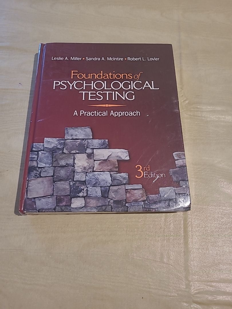 Foundations of Psychological Testing