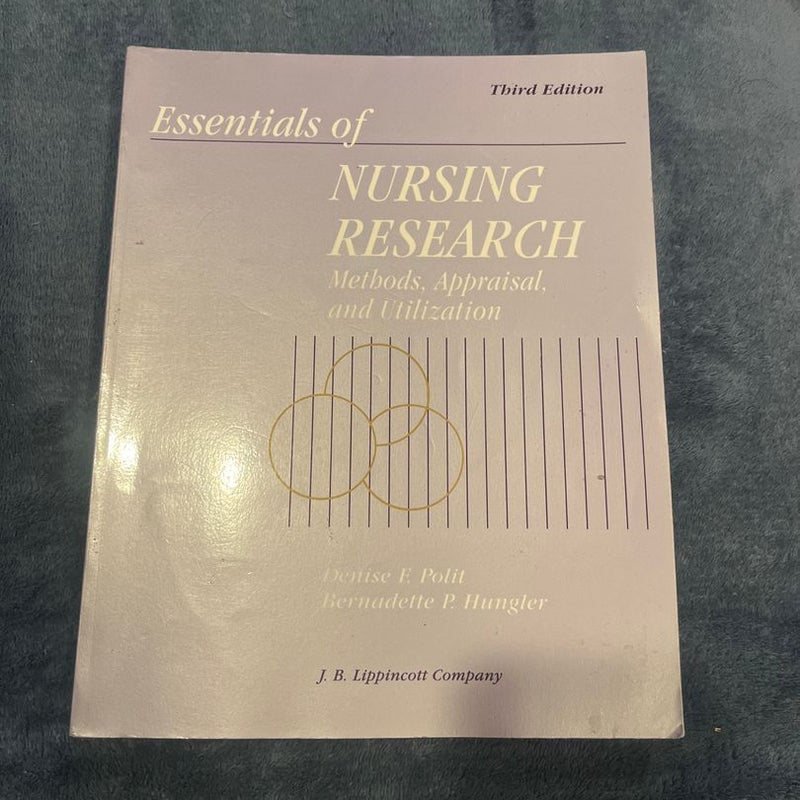 Essentials of Nursing Research