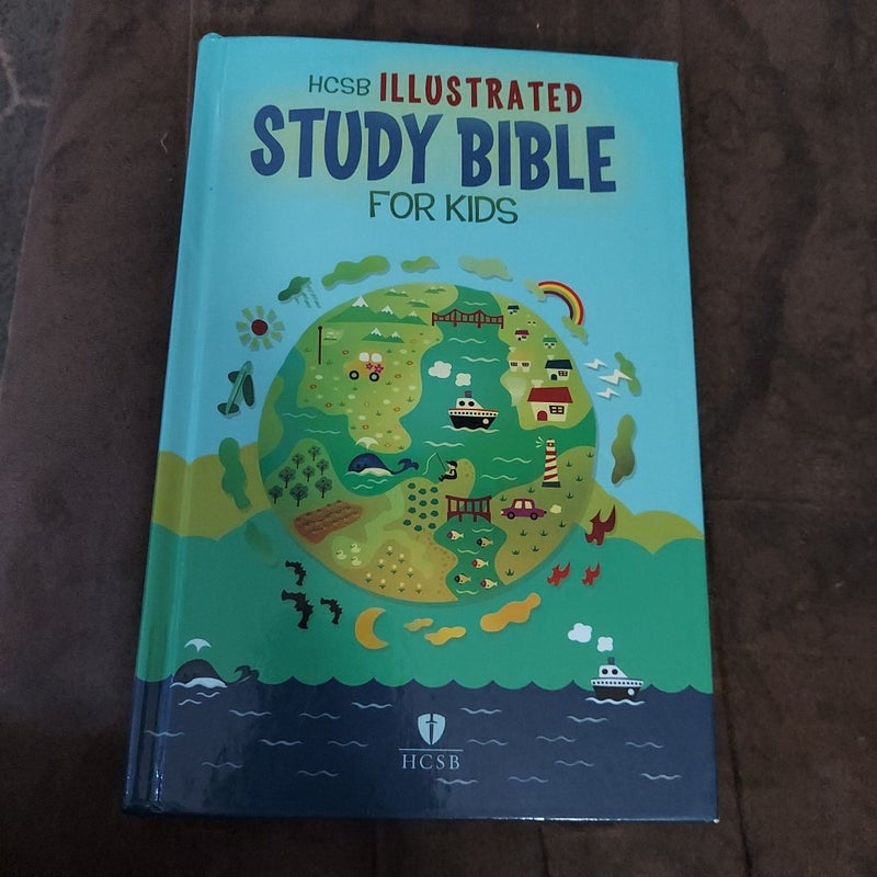 HCSB Illustrated Study Bible for Kids, Printed Hardcover