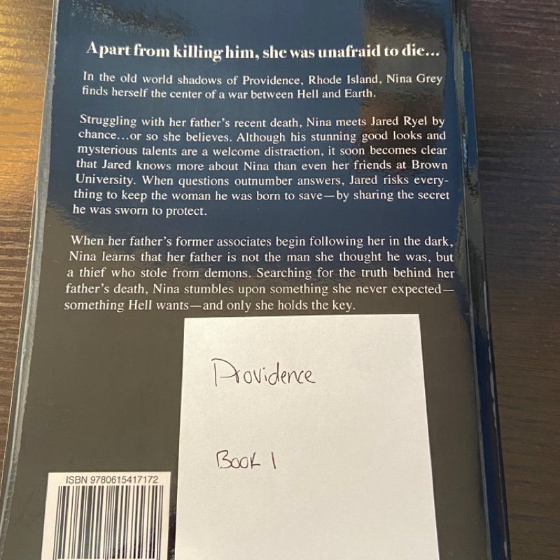 Providence TRILOGY (providence, requiem, eden)