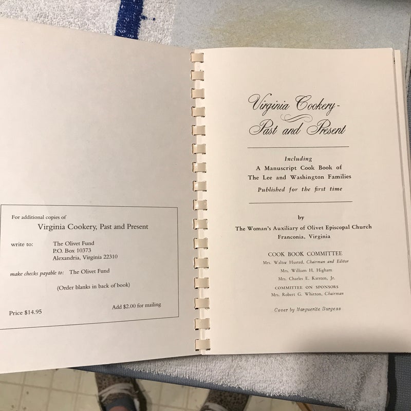 Virginia Cookery Cookbook