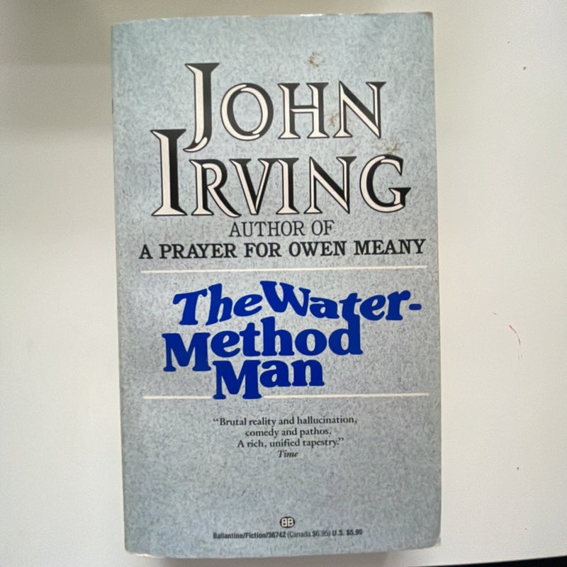 Water-Method Man by John Irving (Signed Copy)