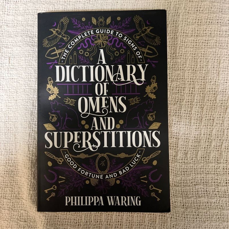 A Dictionary of Omens and Superstitions