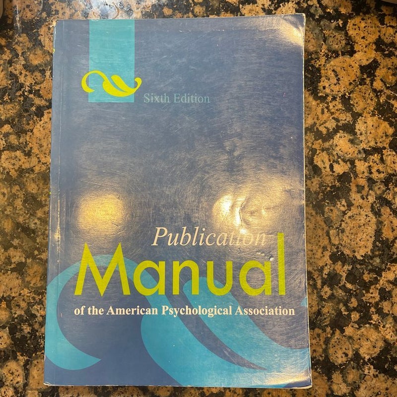 A Pocket Style Manual, APA Version