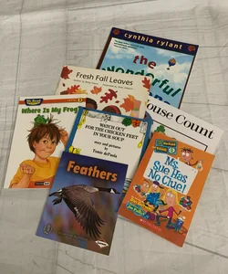 Lot 7 Kids Books Scholastic, phonics and more