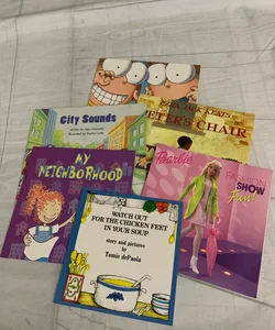 Lot 6 Scholastic, learning reading books