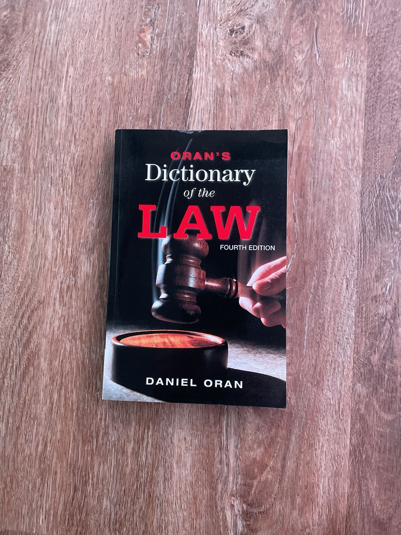 Oran's Dictionary of the Law