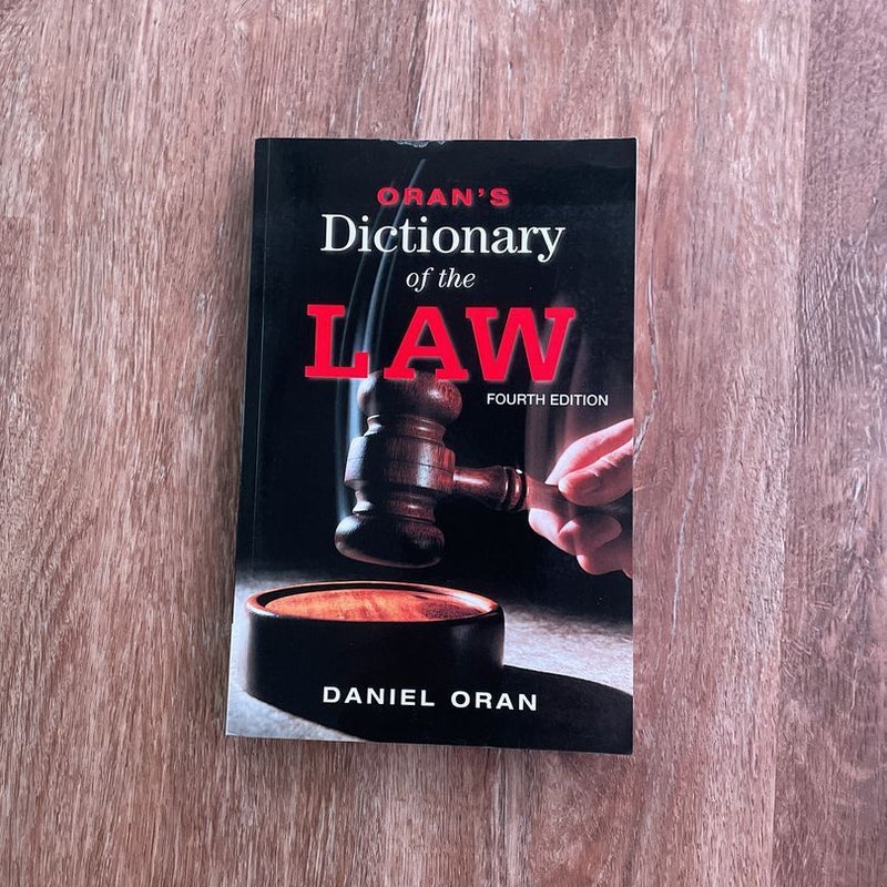 Oran's Dictionary of the Law