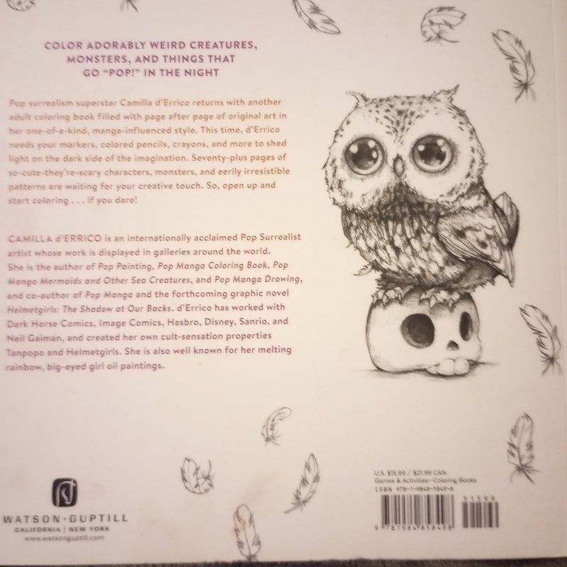 Pop Manga Cute and Creepy Coloring Book