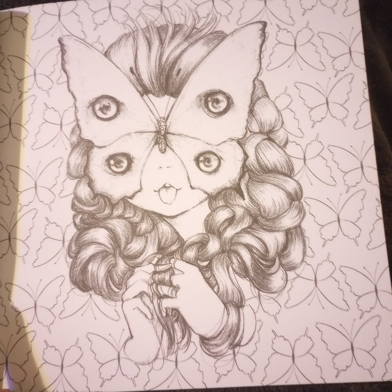 Pop Manga Cute and Creepy Coloring Book