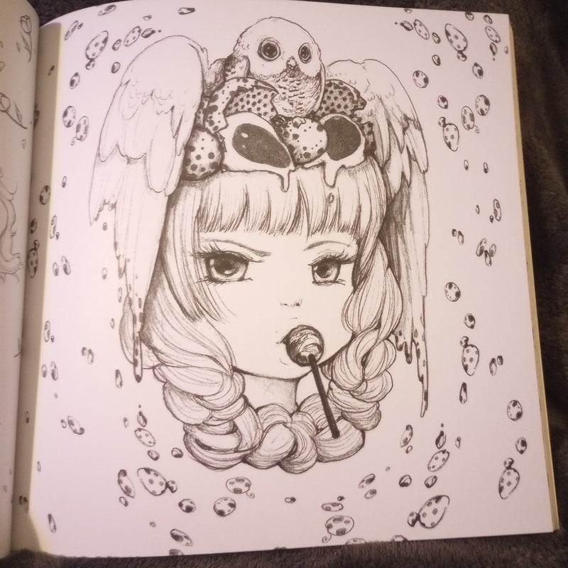 Pop Manga Cute and Creepy Coloring Book