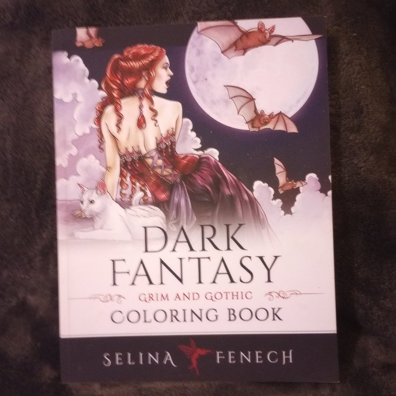Dark Fantasy Coloring Book by Selina Fenech