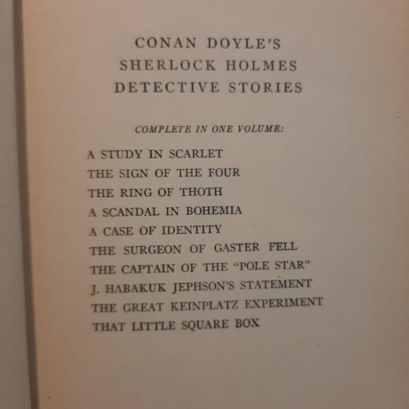 Sherlock Holmes Detective Stories