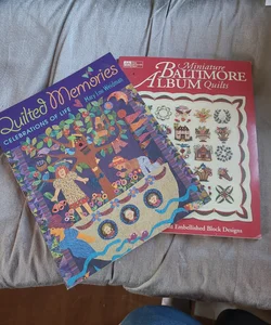 Quilted Memories and Miniature Baltimore Album Quilts Bundle