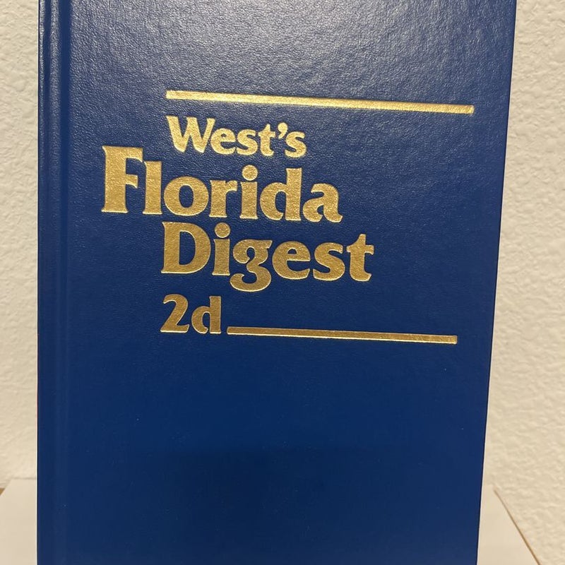 West Florida Digest  2d Vol 36 Descriptive Word Index DR-G