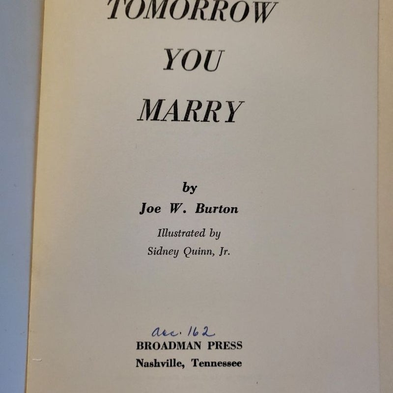Tomorrow You Marry