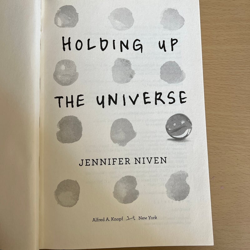 Holding up the Universe 