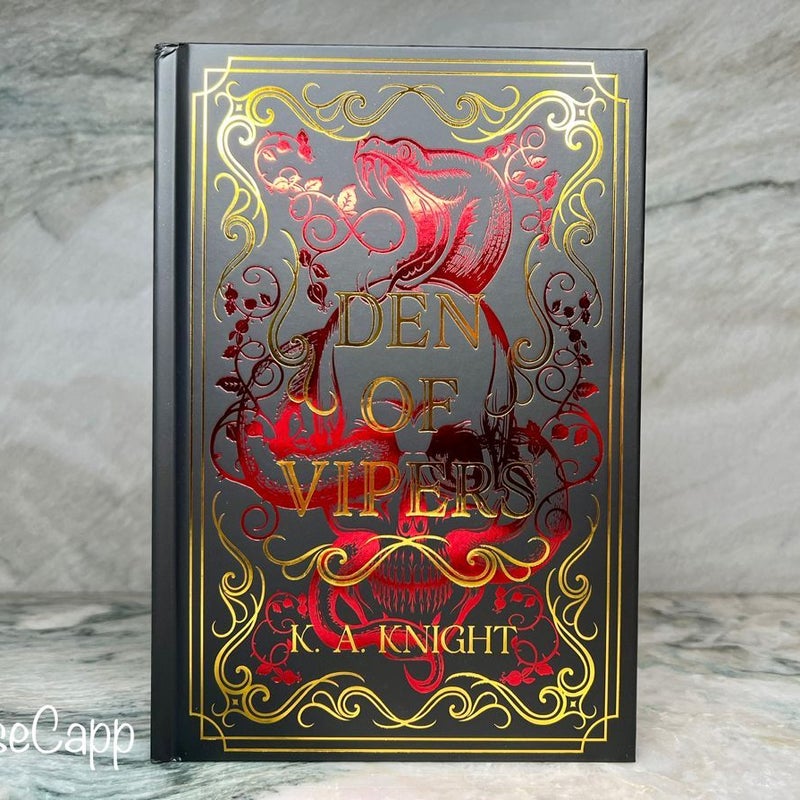 Fabled SIGNED edition of Den of Vipers by K.A. Knight