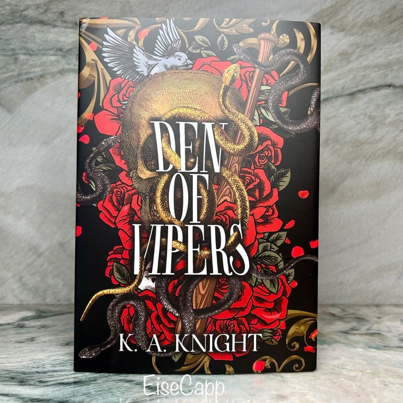 Fabled SIGNED edition of Den of Vipers by K.A. Knight