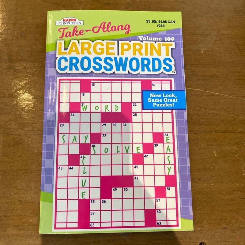 Large print crosswords 