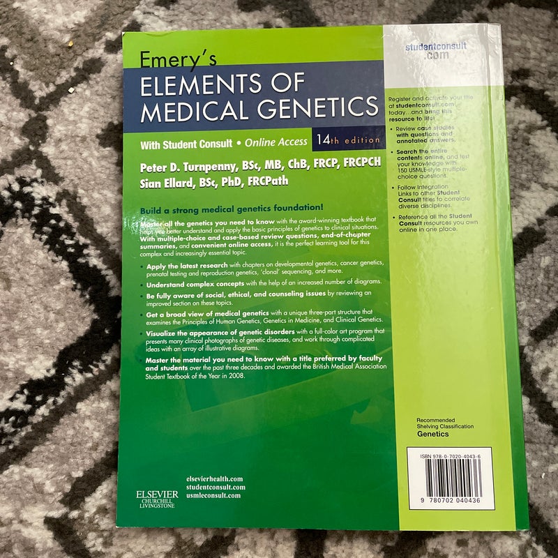 Emery's Elements of Medical Genetics