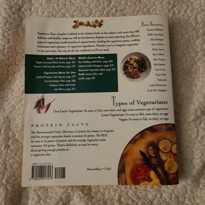 Vegetarian Times Complete Cookbook