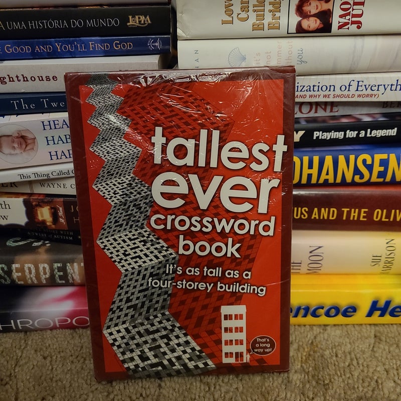 Tallest ever crossword book