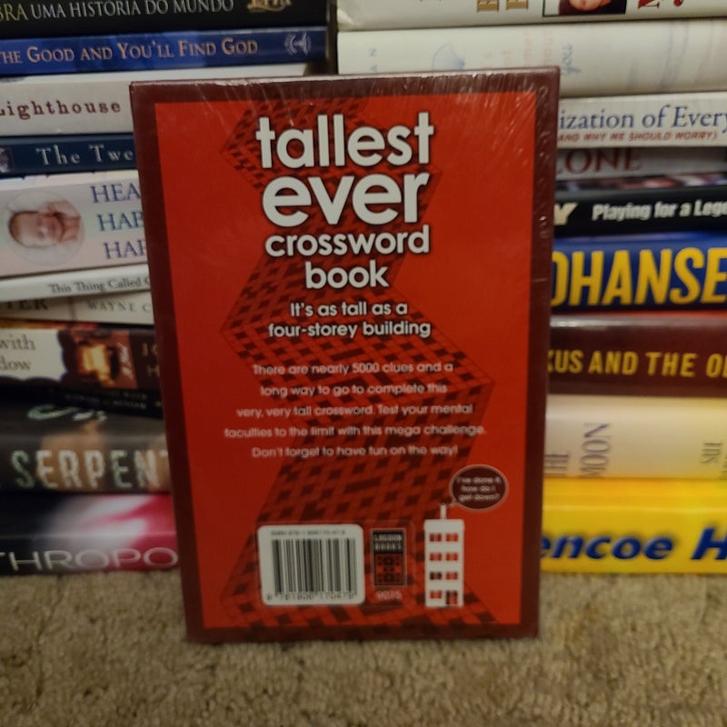 Tallest ever crossword book