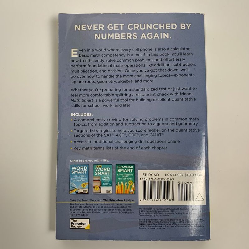 Math Smart, 3rd Edition
