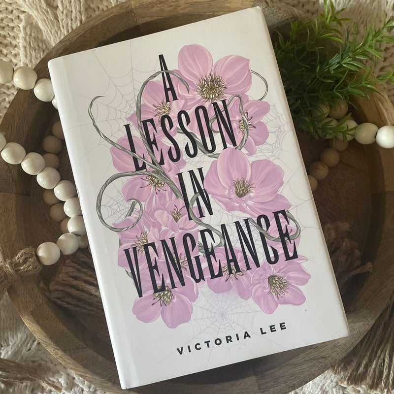 A Lesson in Vengeance *SIGNED* *OWLCRATE* 