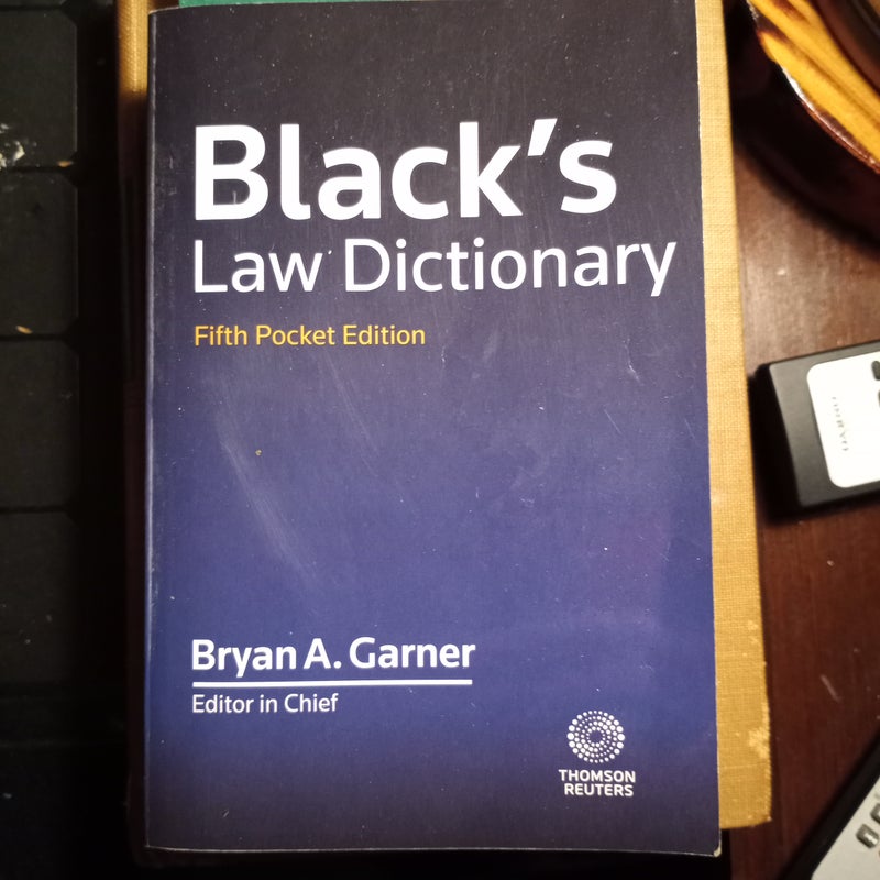 Blacks Law Dict Pckt 5/e