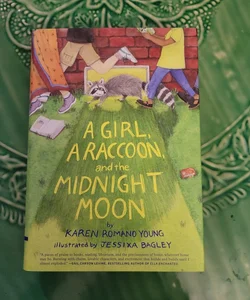 A Girl, a Raccoon, and the Midnight Moon